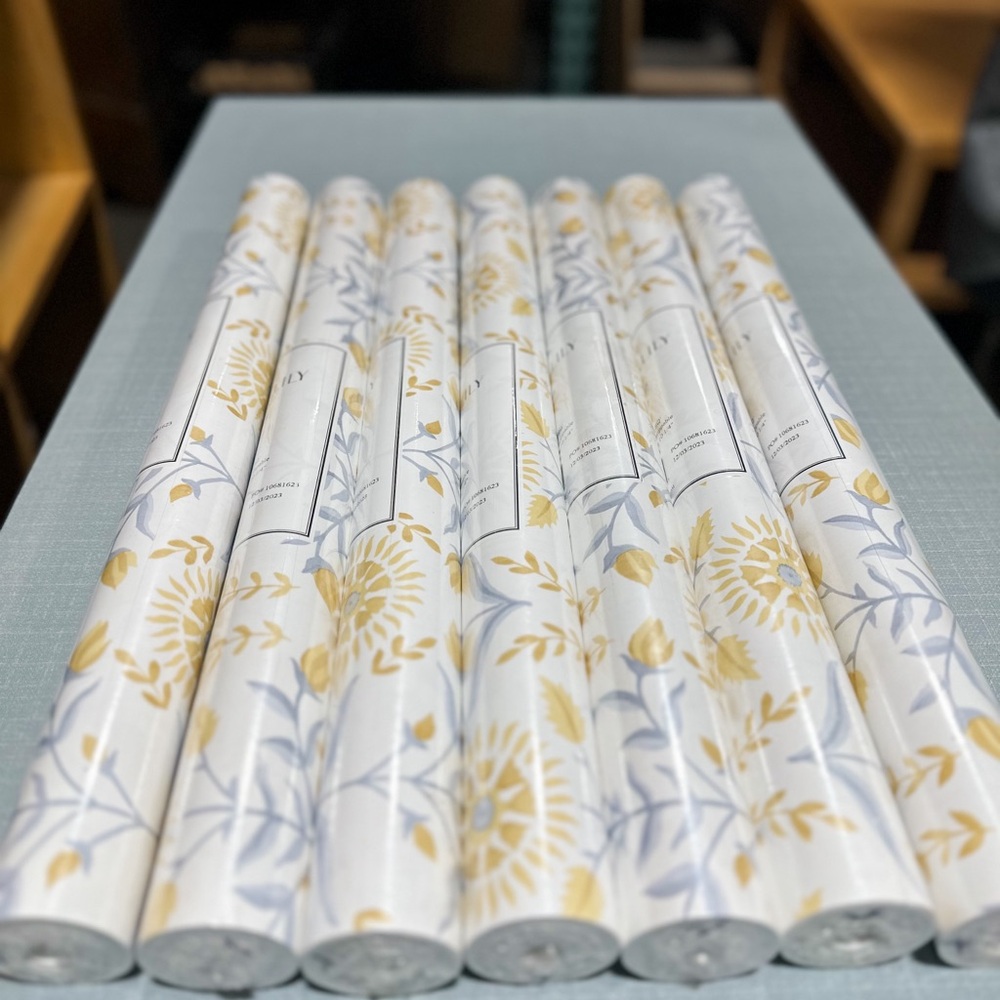 NEW Serena & Lily Sunflower Wallpaper-Ochre